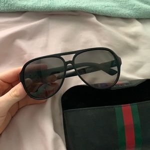 Authentic Gucci Aviator Sunglasses